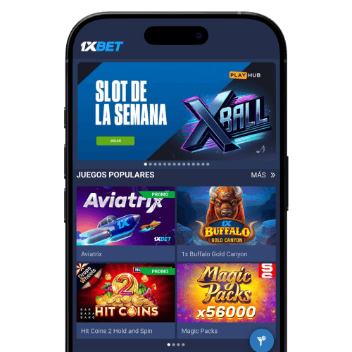Aplicación 1xbet para smartphone