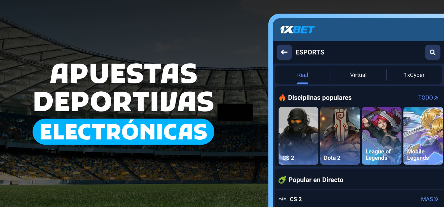 1xbet Apuestas deportivas electrónicas