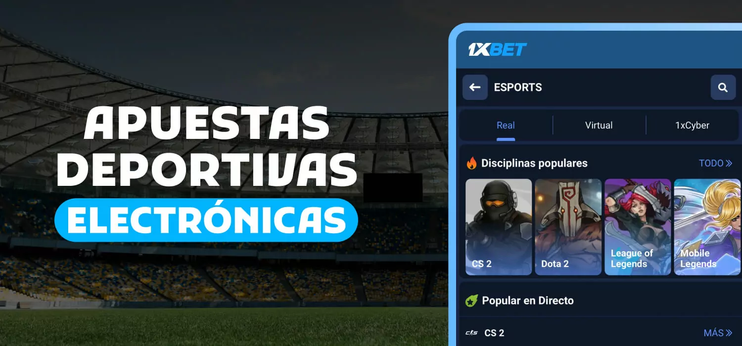 1xbet Apuestas deportivas electrónicas